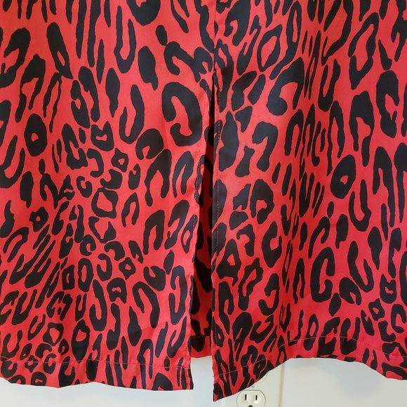 NWOT- Zara Leopard Print Midi Dress - Picture 5 of 5